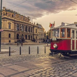 Pražská historická tramvaj Prague historic tram Praha zážitkové procházky a akce