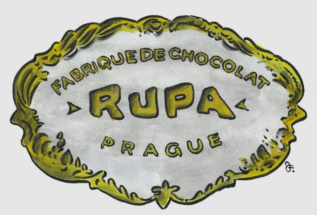 Emblém firmy RUPA (Kresba: Jiří Filípek)