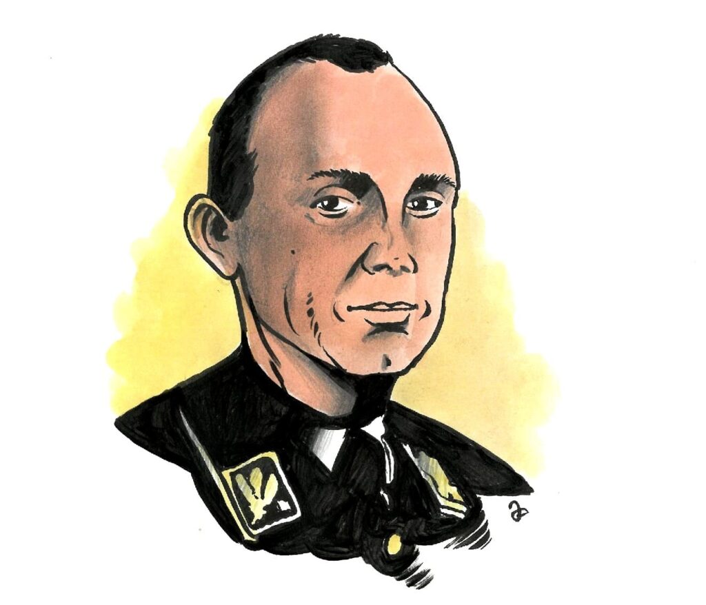 Kurt Daluege (Kresba: Jiří Filípek)